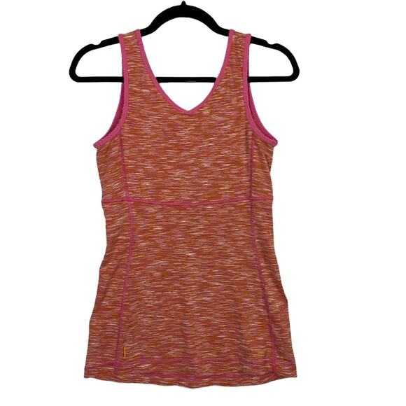 Lucy Lucypower Pink Orange Space Dye V-neck Active Tank Size Small - Picture 2 of 4